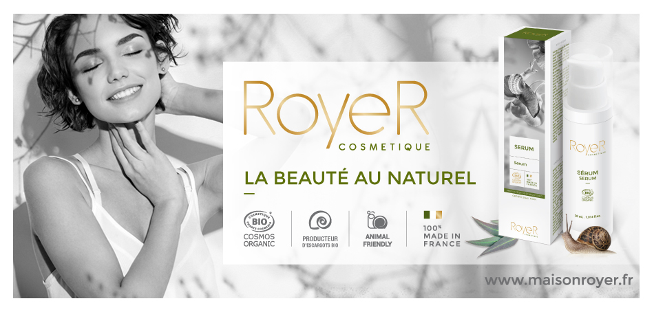 Nouveauté! Gamme 100% BIO ROYER Cosmétique